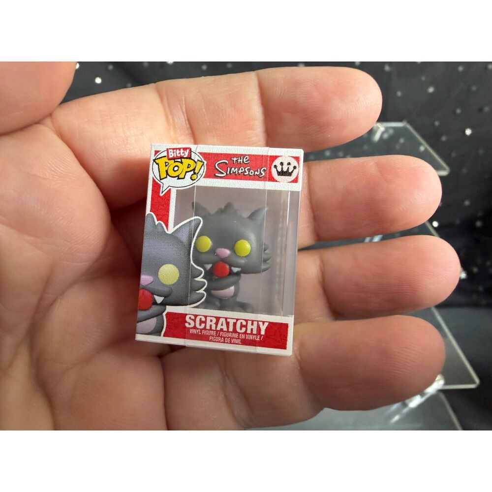 Funko Bitty Pop The Simpsons Scratchy Mini Vinyl Figure Boxed